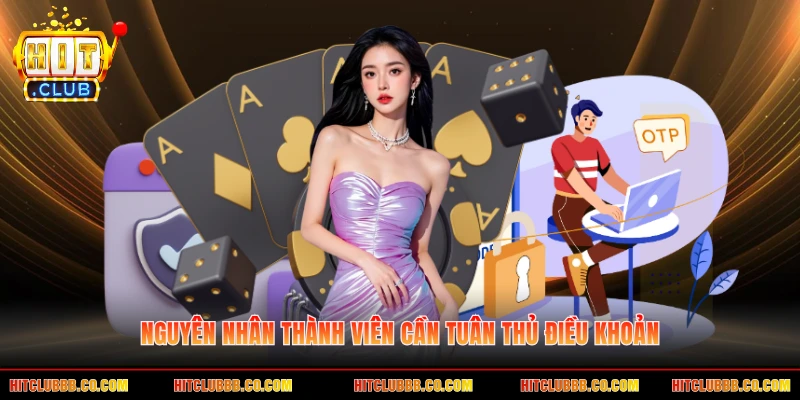 Nguyên nhân thành viên cần tuân thủ điều khoản